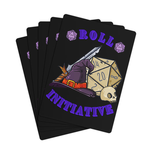 D&D Roll Initiative Poker Cards