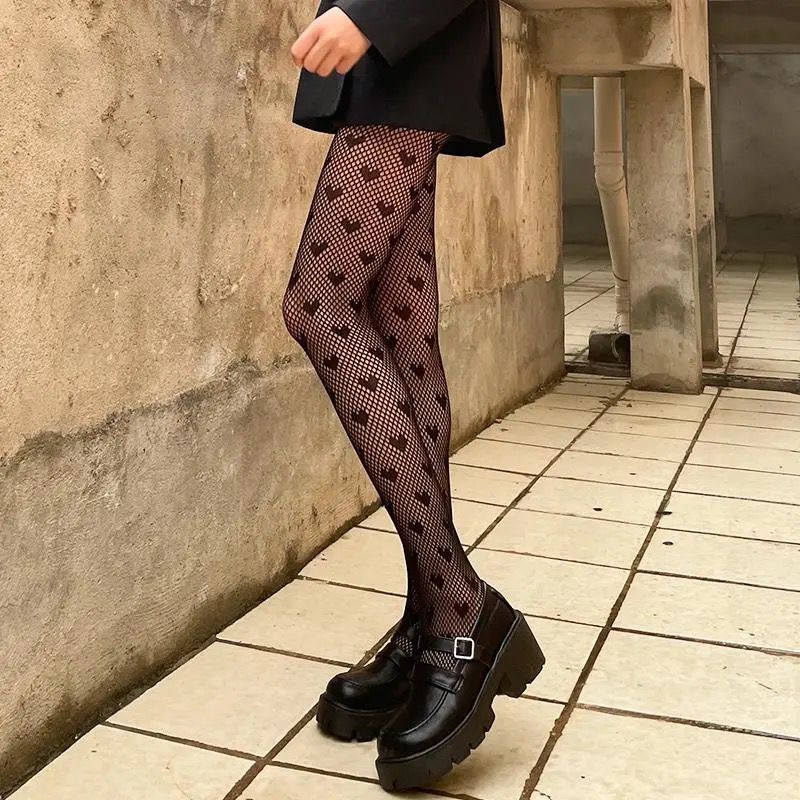 Snake Tights Women Anime Pantyhose 2022 Black Mesh Fishnet Stockings Sexy Harajuku Hosiery Large Lolita G Tights Gothic Clothes