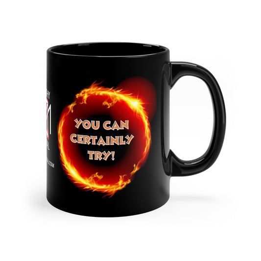 D&D You Can Certainly Try 11oz Black Mug