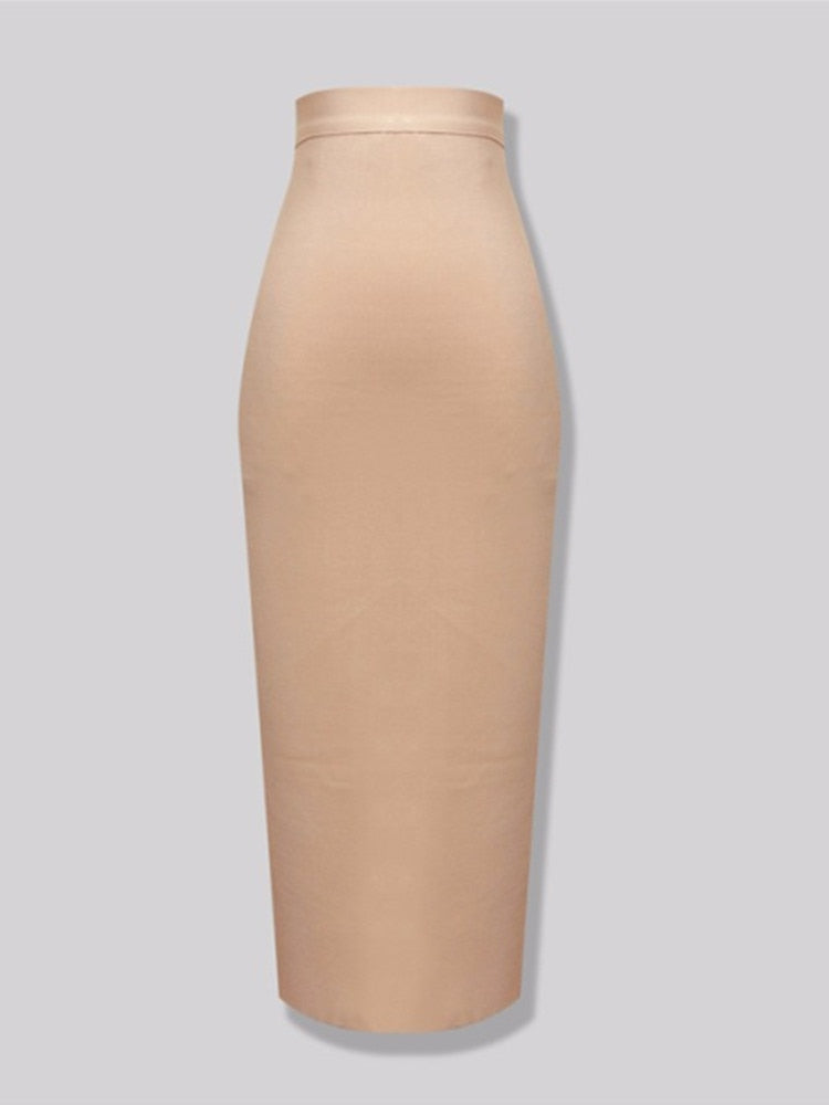 13 Colors New Fashion Women Sexy Pink Yellow Bandage Skirt Elastic Elegant Pencil Skirts 78cm